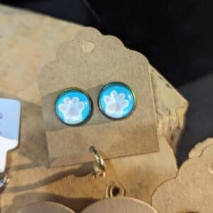 Boucles d’oreilles pattes de chat